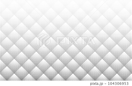 Geometric pattern of black figures on a white background.Seamless in one direction. 104306953