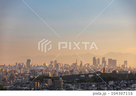 スカイワードあさひから見える夕方の景色【愛知県】 104307118