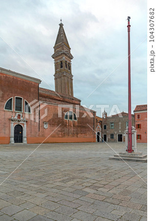 Church Tower Burano Italy Church Tower Burano Italy 104307682