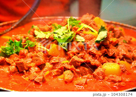 Moroccan lamb 104308174