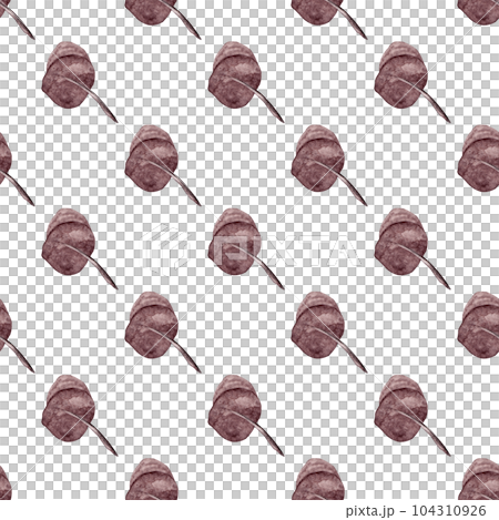 Eucalyptus grey-purple. diagonal arrangement. Seamless pattern of watercolor eucalyptus branches for your design Eucalyptus grey-purple. diagonal arrangement. Seamless pattern of watercolor eucalyptus branches for your design 104310926