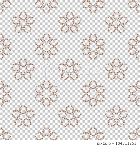 Coffee bows. Watercolor illustration. Seamless abstract pattern. Improvised flowers from drawn bows for your design Coffee bows. Watercolor illustration. Seamless abstract pattern. Improvised flowers from drawn bows for your design 104311253