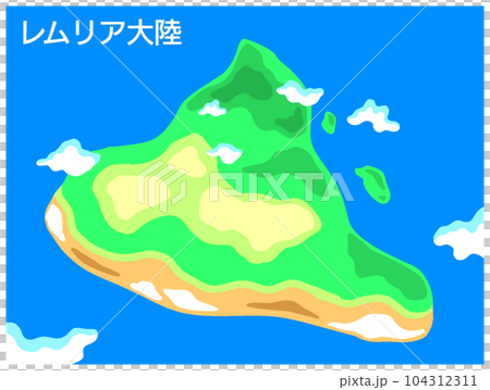 Lemuria Continent Map 104312311
