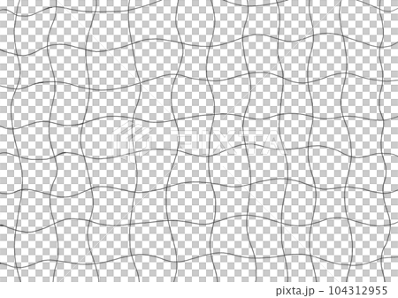 Smooth hand-drawn wavy check pattern background... - Stock Illustration ...