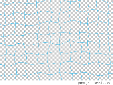 Smooth hand-drawn wavy check pattern background blue Smooth hand-drawn wavy check pattern background blue 104312959
