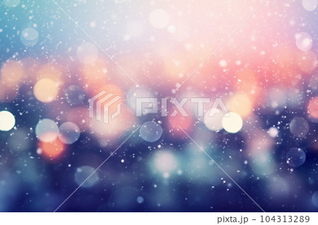 A blurred winter snowing sky abstract background 104313289