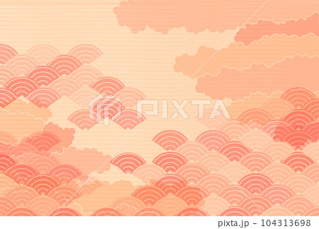 秋 和柄 波紋 背景 秋 和柄 波紋 背景 104313698
