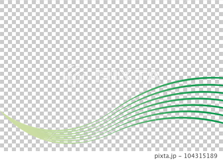 Green curve white background Green curve white background 104315189