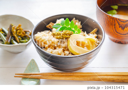 山菜ごはん 山菜ごはん 104315471