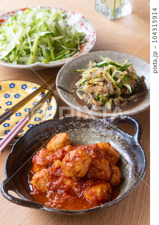 晩ご飯のメニュー 晩ご飯のメニュー 104315914