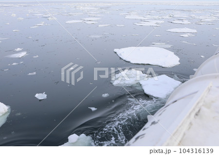 漂流 流動 流氷 104316139