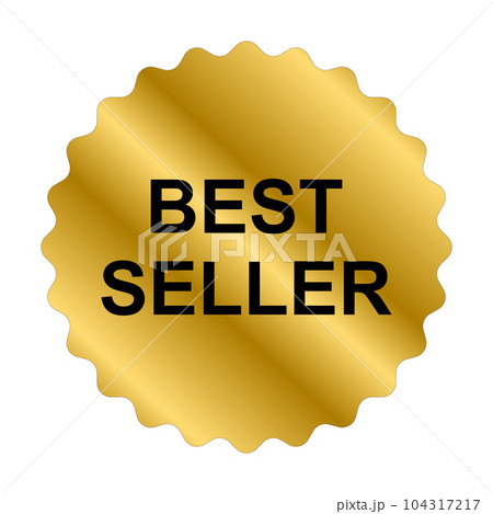 Best seller gold label icon vector for graphic design, logo, website, social media, mobile app, UI illustration Best seller gold label icon vector for graphic design, logo, website, social media, mobile app, UI illustration 104317217