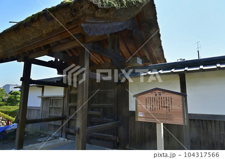 史跡 足利学校の裏門 史跡 足利学校の裏門 104317566