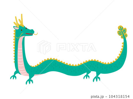 辰年　龍のイラスト 104318154