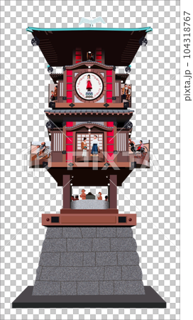 Dogo Onsen Botchan Karakuri Clock in action Dogo Onsen Botchan Karakuri Clock in action 104318767