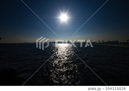 青海南ふ頭公園の貨客船 青海南ふ頭公園の貨客船 104318826