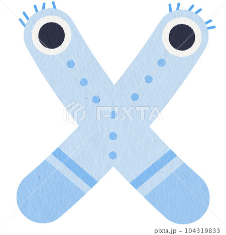Monster lower case alphabet x Monster lower case alphabet x 104319833