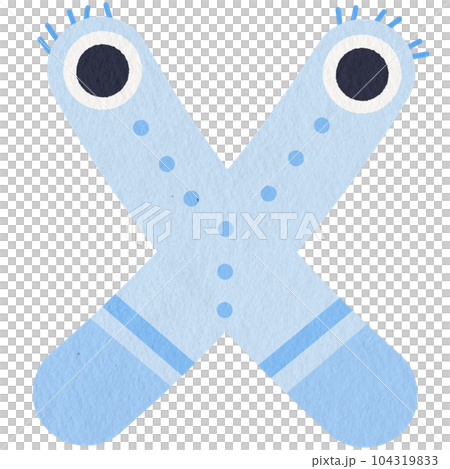 Monster lower case alphabet x Monster lower case alphabet x 104319833