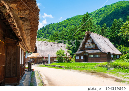 五箇山・菅沼合掌造り集落（夏） 104319849