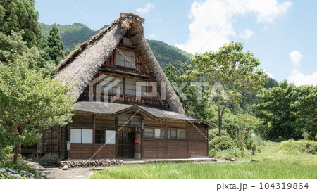 五箇山・菅沼合掌造り集落(夏) 五箇山・菅沼合掌造り集落(夏) 104319864