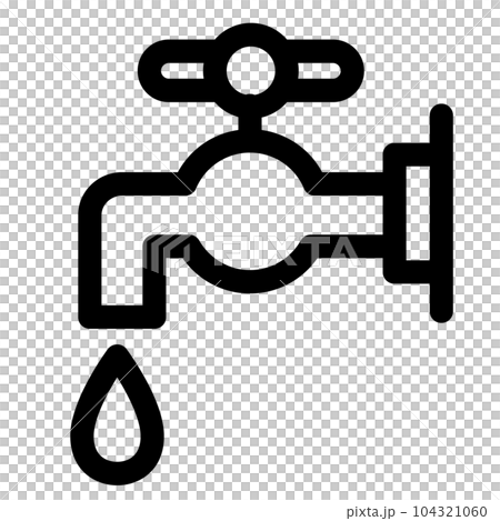 代表水、水龍頭和飲用水的線條樣式圖標 代表水、水龍頭和飲用水的線條樣式圖標 104321060