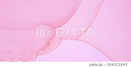 Feminine Ink Wash Pastel. Liquid Illustration. 104321645