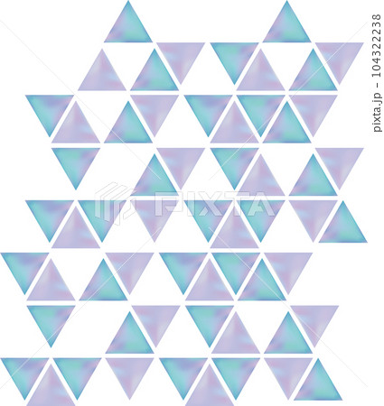淡い三角模様の水彩風模様 104322238
