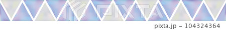 淡いパステルカラーの三角模様のライン 淡いパステルカラーの三角模様のライン 104324364