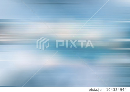 Blue abstract motion blurred background. Light...のイラスト素材 [104324944 ...