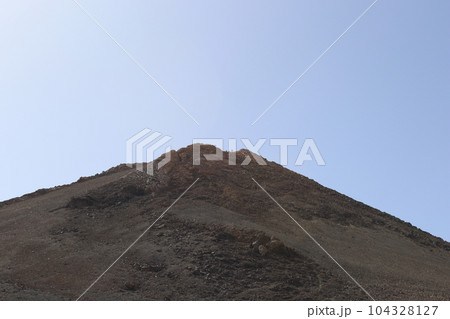 The peak view of mountain Teide, Tenerife 104328127