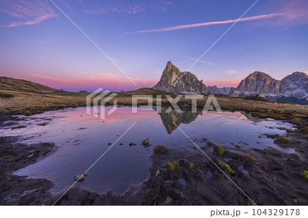 Giau Pass (Passo Giau), Dolomites Alps, South Tyrol, Italy 104329178