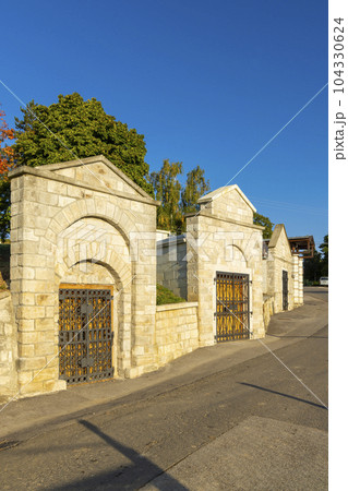 Traditional wine cellars in Tolcsva, Great Plain, North Hungary Traditional wine cellars in Tolcsva, Great Plain, North Hungary 104330624