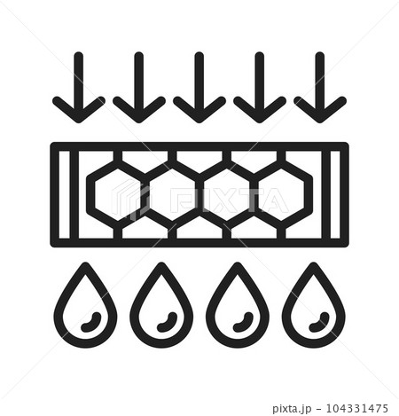 Water Icon Image. 104331475