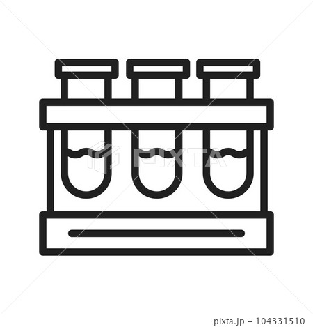 Test Tubes Icon Image. 104331510
