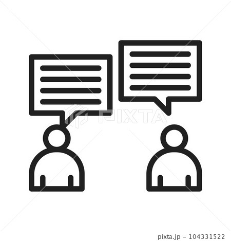 Talk Icon Image. 104331522