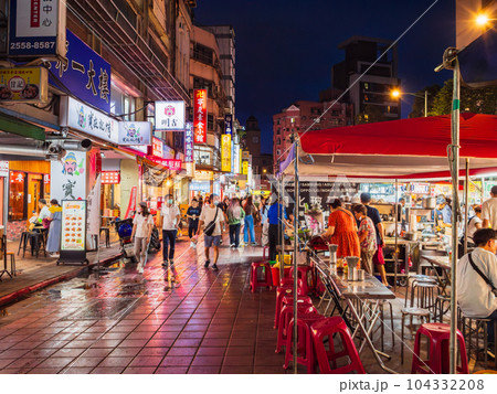 台湾 寧夏夜市 ※一部ソフトフォーカス 台湾 寧夏夜市 ※一部ソフトフォーカス 104332208