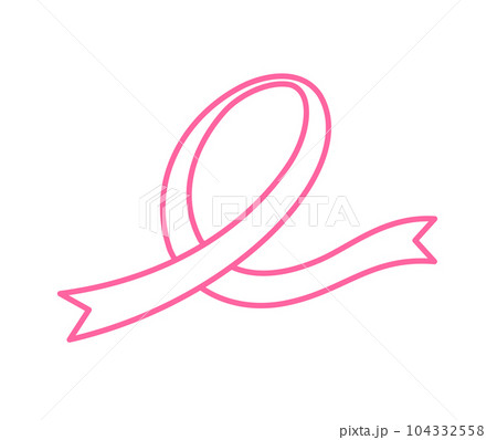 Pink ribbon icon design. Pink ribbon icon design. 104332558