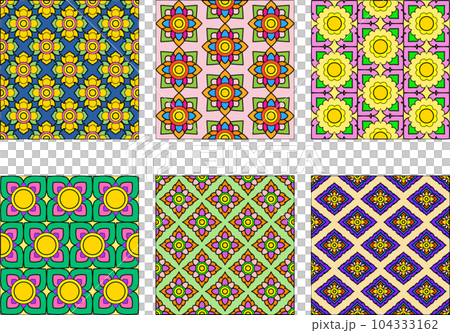 Thai traditional pattern 4 Thai traditional pattern 4 104333162
