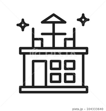 Rooftop Icon Image. Rooftop Icon Image. 104333640