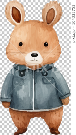 woodland, cartoon, autumn, illustration, animal, watercolor, nature, card, cute, background, art, drawing, design, forest, wildlife, character, fall, baby, leaves, print, fox, happy, greeting, hand, 104333753