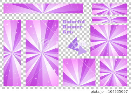 Banner set_concentrated line_purple Banner set_concentrated line_purple 104335097
