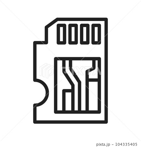 Microtechnology Icon Image. 104335405