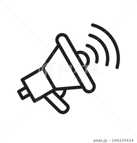 Megaphone Icon Image. 104335414