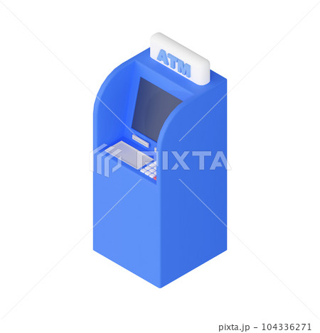 3DCG|ATM・銀行・現金・カードローン 3DCG|ATM・銀行・現金・カードローン 104336271
