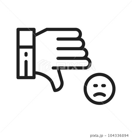 Dislike Icon Image. Dislike Icon Image. 104336894