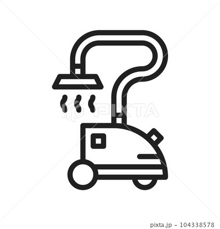 Clothers Steamer Icon Image. 104338578