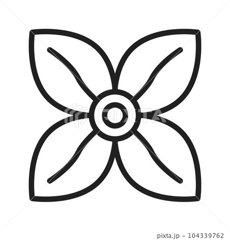 Bouvardia Icon Image. 104339762