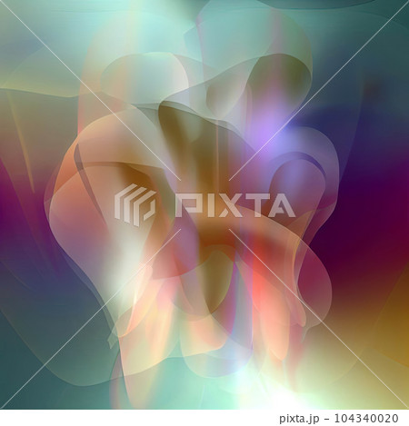 Abstract background illustration contains colorful transparency and effects with jellyfish style  104340020