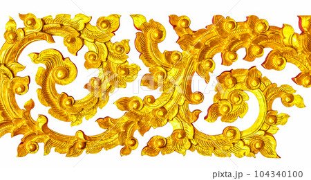 Door wood carving in temple Door wood carving in temple 104340100