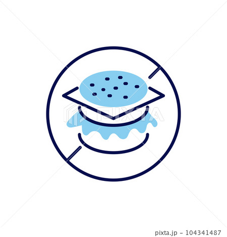 No Fast Food related vector icon. No Fast Food related vector icon. 104341487